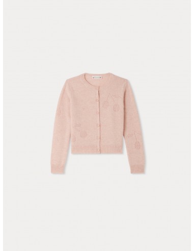 Cardigan Ginger en cachemire rose offre 