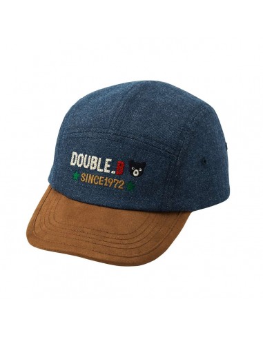 CASQUETTE EN LAINE BLEU INDIGO DOUBLE B votre