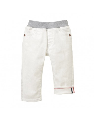 PANTALON DENIM BLANC outlet