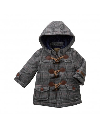 DUFFLE-COAT EN COTON GRIS Voir les baskets