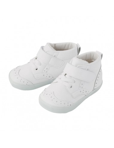 CHAUSSURES MONTANTES BLANCHES EN CUIR Véritable concentré