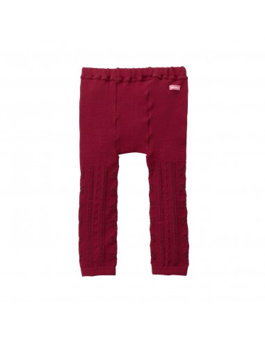 LEGGING EN COTON BORDEAUX français