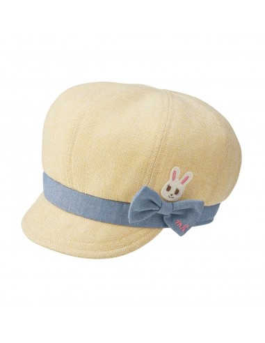 CASQUETTE BEIGE À RUBAN BLEU USAKO de l' environnement