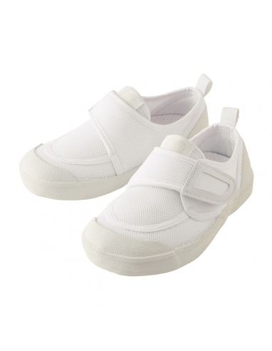 CHAUSSURES BLANCHES À VELCRO ENFANT (GRANDE TAILLE) le des métaux précieux