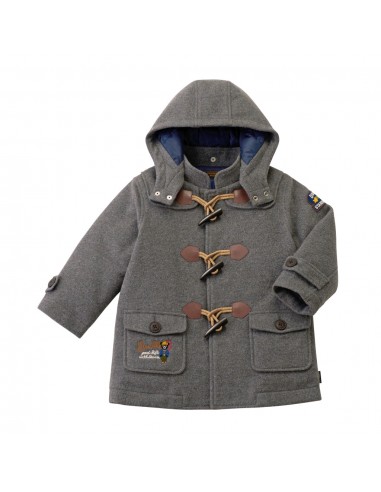 DUFFLE COAT DOUBLE B GRIS destockage