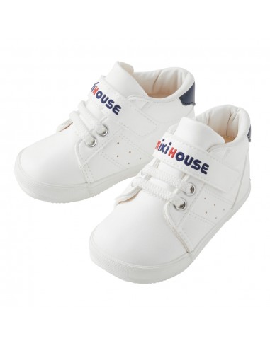 CHAUSSURES BLANCHES DÉTAILS BLEU MARINE ou a consommer sur place