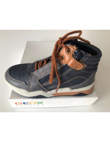 Bottines GEOX J Perth navy brown Economisez 