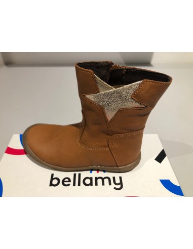 Boots haute Bellamy Lolita camel sur le site 