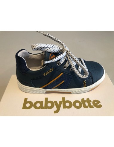 Chaussures basses Babybotte 7530B514 jeans en linge