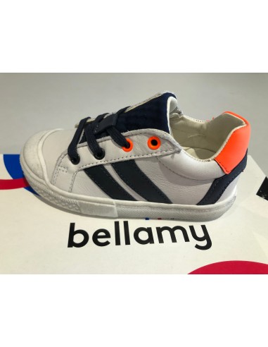 Chaussures basses Bellamy FAC blanc basket pas cher