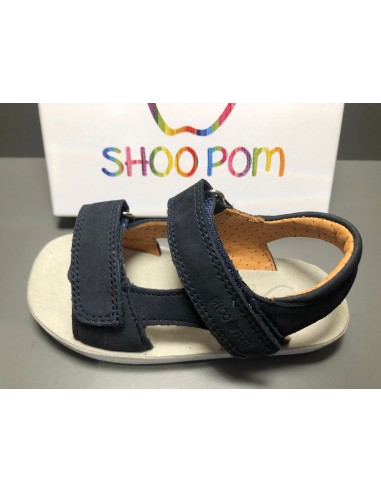 Sandalettes Shoo pom Goa boy scratch navy shop