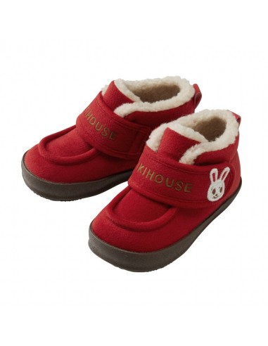 CHAUSSURES FOURRÉES ROUGES ENFANT Pour